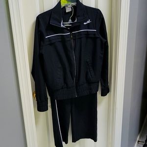 EUC Vintage 90s Black Nike Tracksuit Set Size Small & Medium Y2K